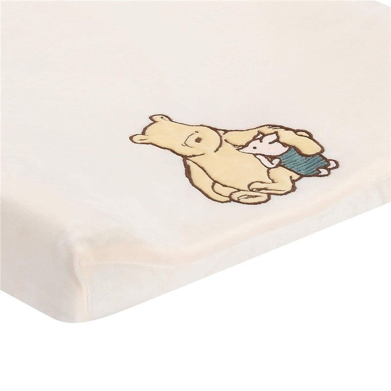 Lambs & Ivy Disney Storytime Pooh Changing Pad Cover Image 2