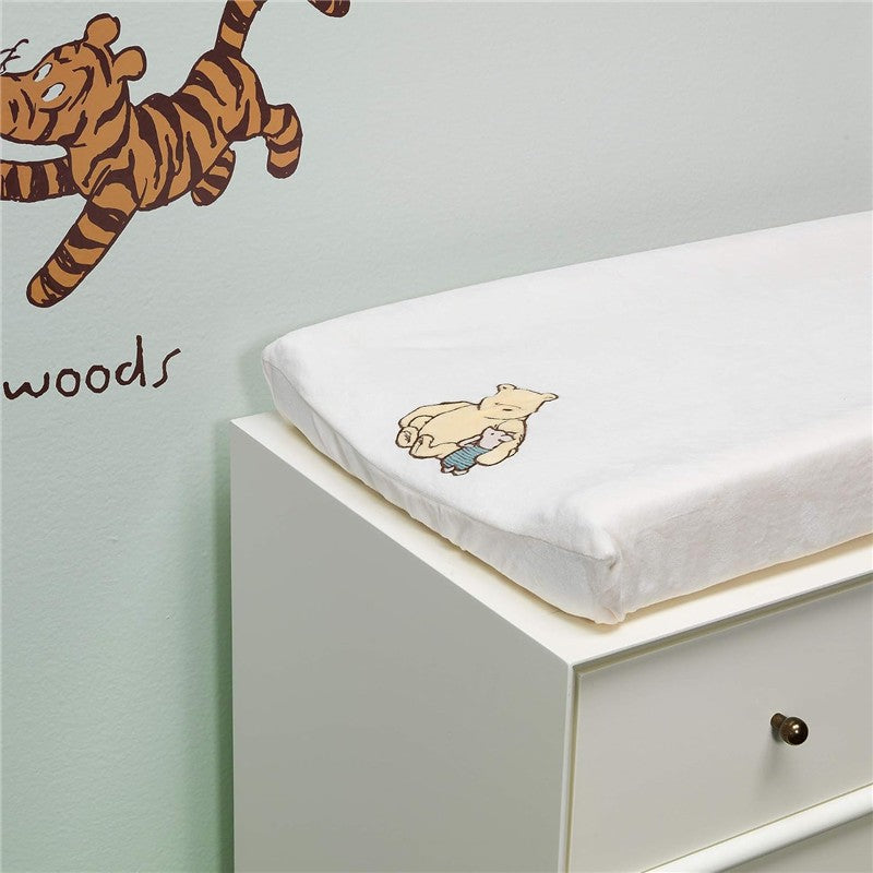 Lambs & Ivy Disney Storytime Pooh Changing Pad Cover Image 3