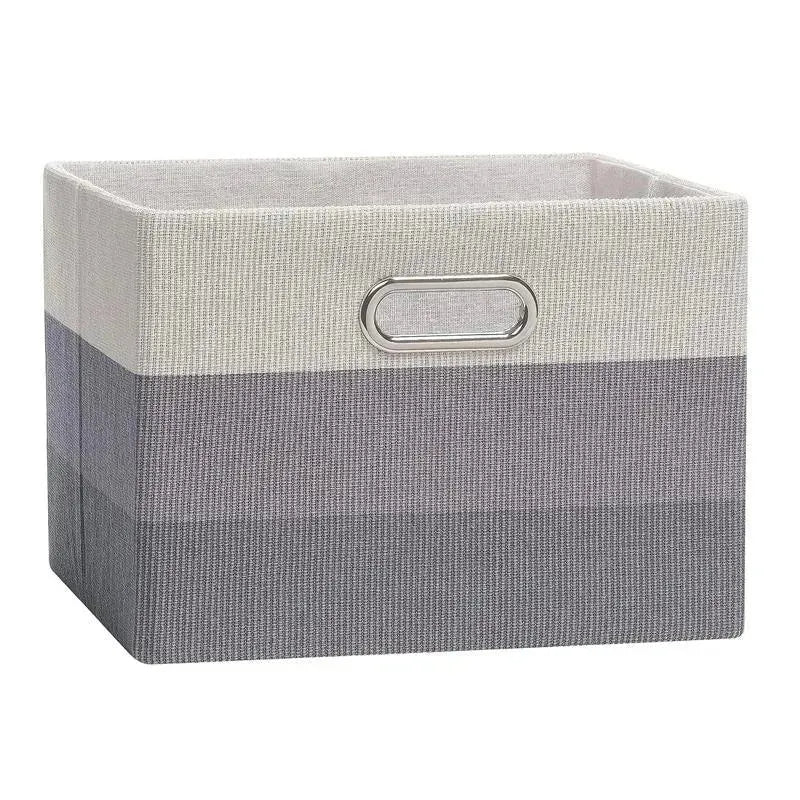 Lambs & Ivy - Gray Ombre Foldable Storage Bin Image 1