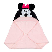 Lambs & Ivy Hooded Baby Bath Towel, Minnie Mouse Image 2