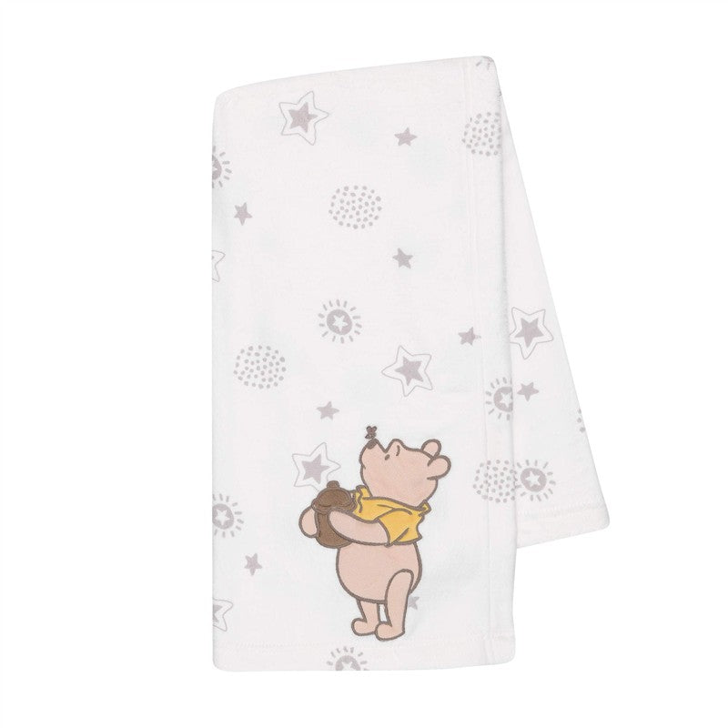 Lambs & Ivy Ivory Winnie The Pooh Baby Blanket Image 4