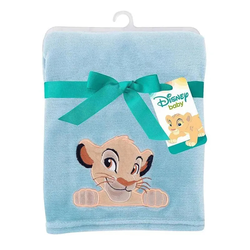 Lambs & Ivy - Lion King Adventure Baby Blanket, Blue Image 4