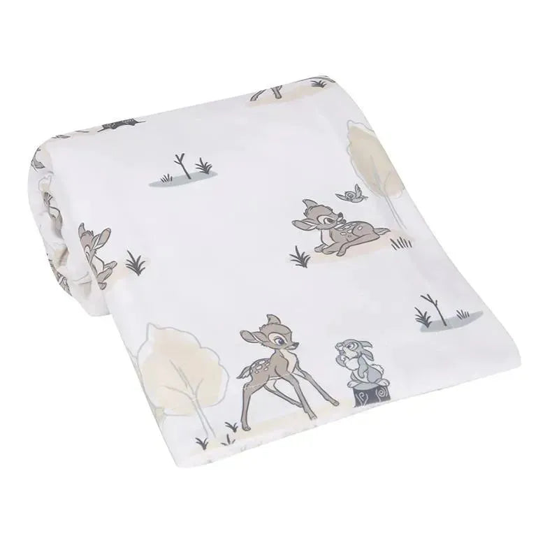 Lambs & Ivy Minky Sherpa Baby Blanket, Bambi Image 2