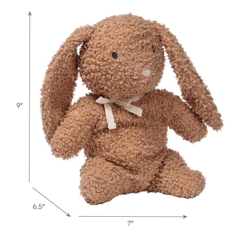 Lambs & Ivy Mushroom Meadow Organic Cotton Bunny Plush, Honey Image 5