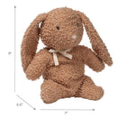 Lambs & Ivy Mushroom Meadow Organic Cotton Bunny Plush, Honey Image 5