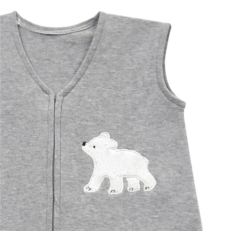 Lambs & Ivy - Painted Forest 4-Piece Crib Bedding Set, Gray Image 3