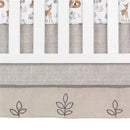 Lambs & Ivy - Painted Forest 4-Piece Crib Bedding Set, Gray Image 5