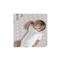 Lambs & Ivy Polka Dots Baby Crib Fitted Sheet Image 3