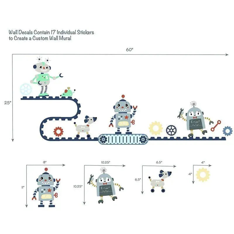 Lambs & Ivy Robbie Robot Wall Decals Image 2
