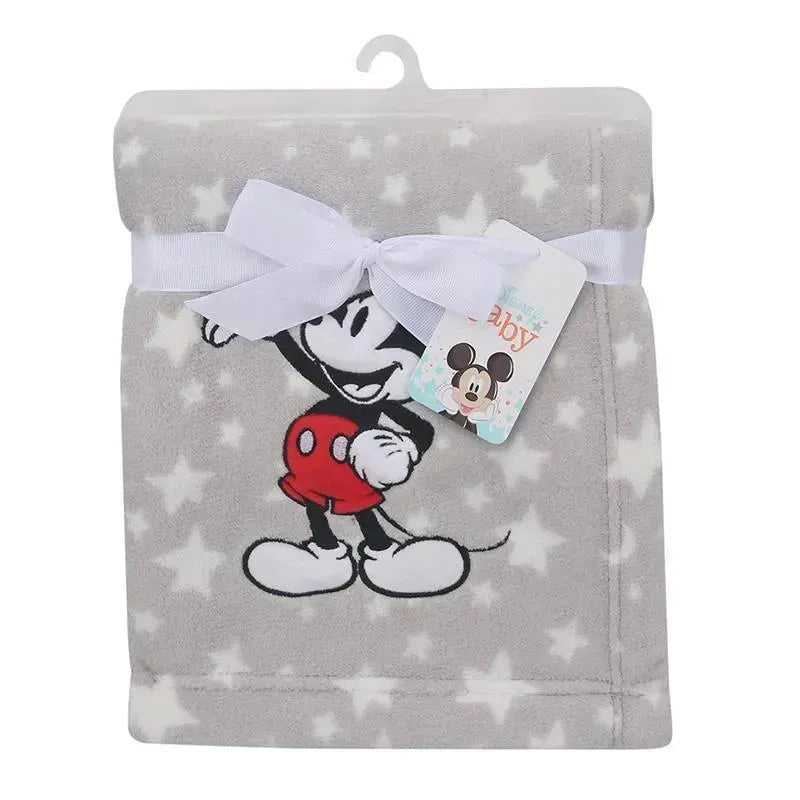 Lambs & Ivy Soft Fleece Baby Blanket, Mickey Mouse Image 4