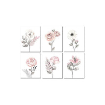 Lambs & Ivy Unframed Wall Art - Water Color Floral Image 1