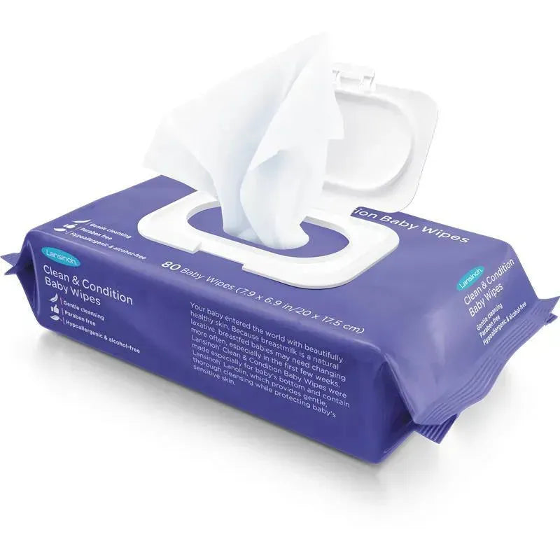 Lansinoh - Clean & Condition Baby Wipes 80Ct Image 2