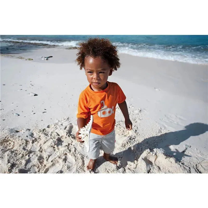 Lassig Boys' Rashguard Short Sleeve, Submarine.