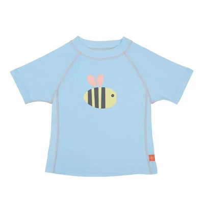 Lassig Girls' Rashguard Short Sleeve, Bumble Bee Image 1