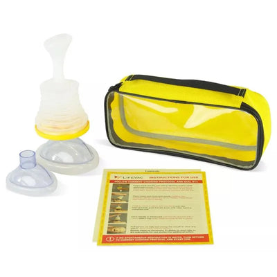 LifeVac Travel Kit - Portable Choking Rescue Device, Kid & Adult Masks, Bag Image 1