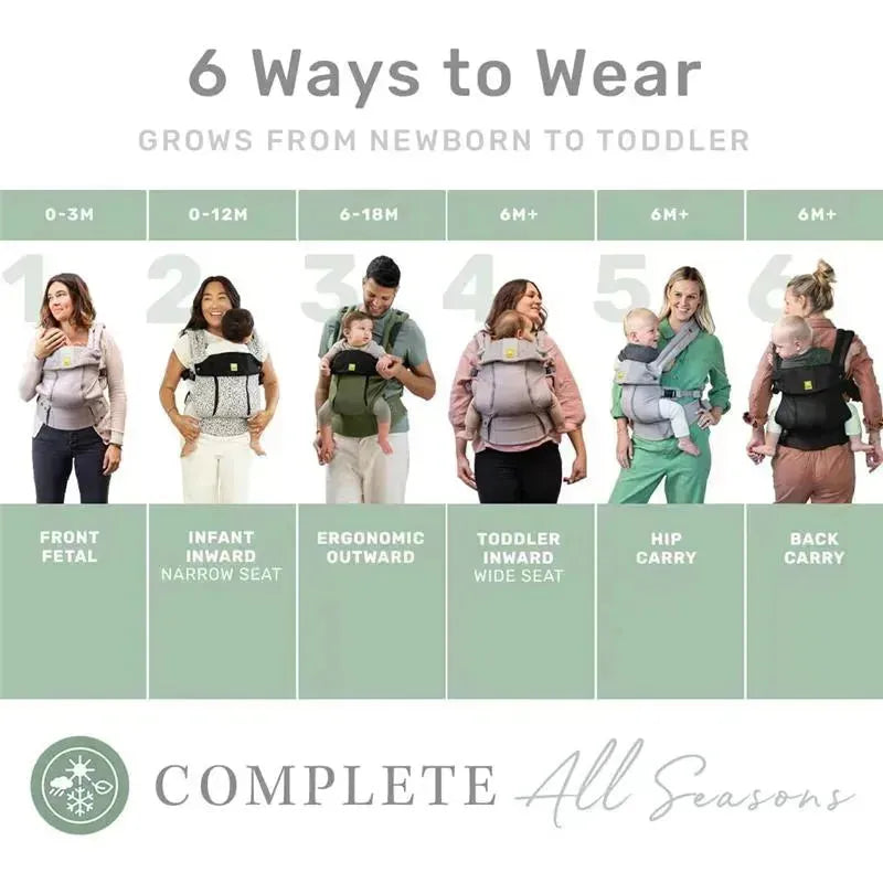 Líllé Baby - Complete All Seasons Carrier, Pebble Grey Image 3