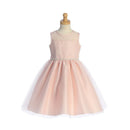Lito Baby Girl Dress Lace & Tulle Dess, Light Pink  Image 1
