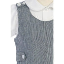 Lito - Cotton Linen Overall Set, Navy Image 2