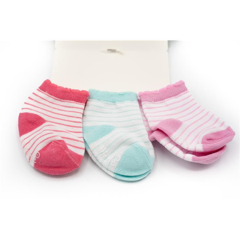 Litte Me Flamingo 6pk Baby Girl Socks Image 3