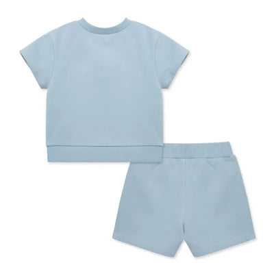 Little Me - 2Pk Baby Boy Dino Short Set Image 2