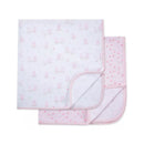 Little Me - 2Pk Cuddly Receiving Blankets Image 2