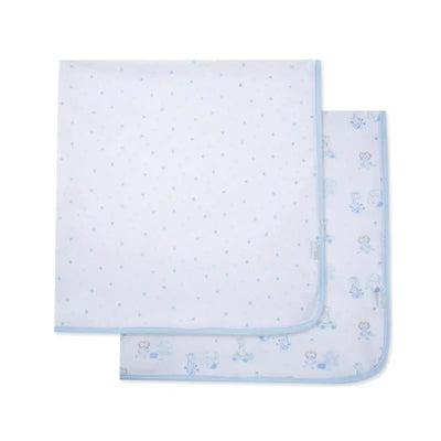 Little Me - 2Pk Snuggly Receiving Blankets Image 1