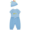 Little Me - 3Pk Baby Boy Dinos Bodysuit & Pant Set Image 3