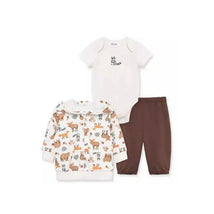 Little Me - 3Pk Baby Boy Woodland Hoodie Set Image 1