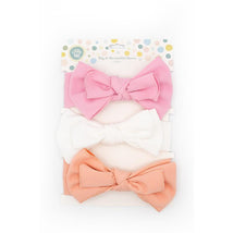 Little Me 3pk Headwrap Bows For Baby Girl,Pink,White,Coral Image 1