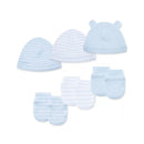 Little Me - 6Pk Baby Snuggly Hat and Mitten Set Image 2