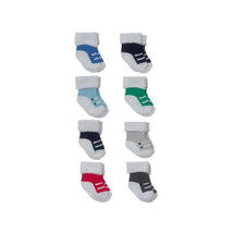 Little Me - 8 PkTerry Turncuff Socks 6-12M/12-18M Boy Sneakers Image 1