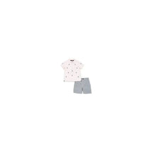 Little Me - Anchor Polo Short Set, Blue Image 1