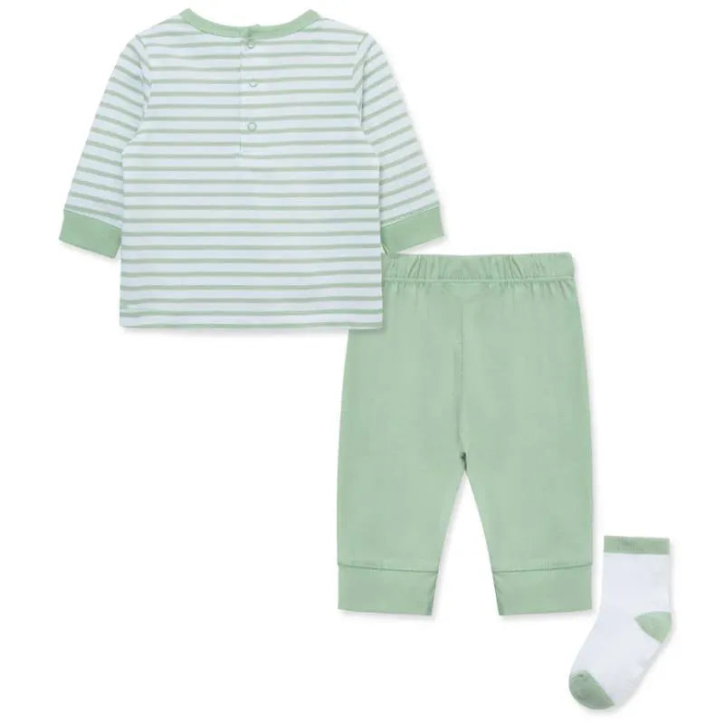 Little Me - Baby Boy Dino Jogger Set Image 2