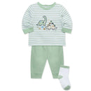 Little Me - Baby Boy Dino Jogger Set Image 3