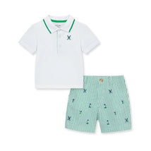 Little Me - Baby Boy Golf Polo Short Set Image 1