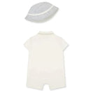 Little Me - Baby Boy Safari Knit Romper & Bucket Hat Image 2