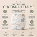 Little Me Baby Diapers | Puppy | Sizes 4 | Soft, Absorbent & Gentle on Skin Image 4