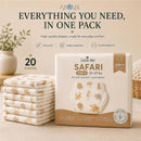 Little Me Baby Diapers | Vintage | Size 1 | Soft, Absorbent & Gentle on Skin Image 6
