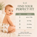 Little Me Baby Diapers | Vintage | Size 1 | Soft, Absorbent & Gentle on Skin Image 9