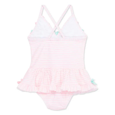Little Me - Baby Girl 3D Multi 1-Piece Swimsuit Image 2