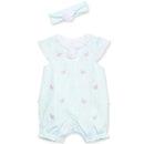 Little Me - Baby Girl Butterfly Romper & Headband Image 1