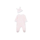 Little Me - Baby Girl Easter Bunny Footie & Hat Set, Pink Image 2
