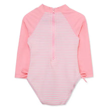 Little Me - Baby Girl Fish 1-Piece Rashguard Swimsuit Image 2