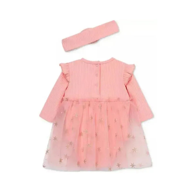 Little Me - Baby Girl Quartz Tutu Bsuit Pink Image 2