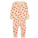 Little Me - Baby Girl Strawberry Zip Front, Pink Image 1