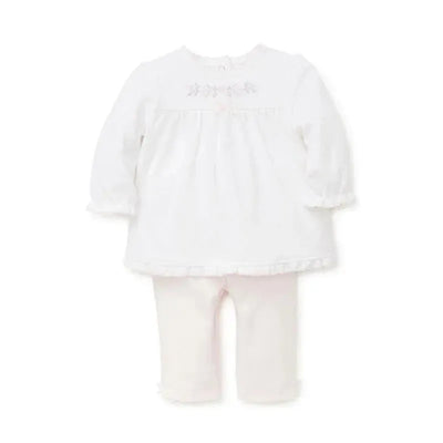 Little Me Baby Girls Dainty Roses Tunic and Legging Set Image 2