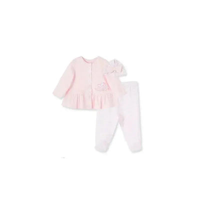 Little Me - Bears Cardigan Set Wispy, Pink Image 1