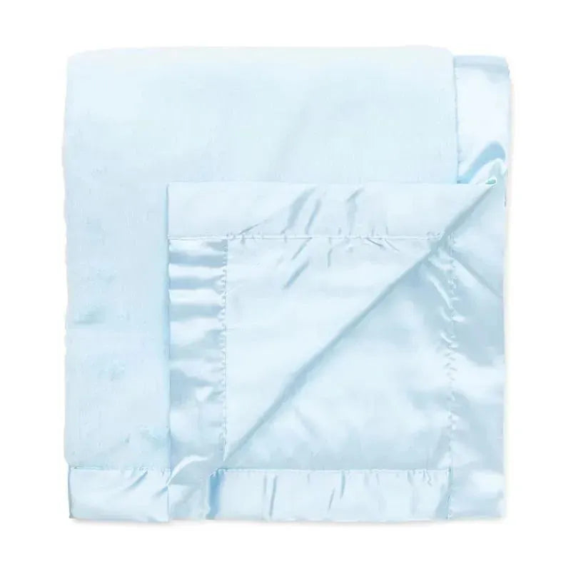 Little Me - Boy Blue Stroller Blanket One Size, Light Blue Image 1