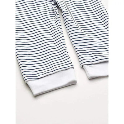 Little Me - Cherry 3 Pack Pant Set, White/Blue.
