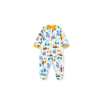 Little Me - Construction Blanket Fleece, Multi Stripe Image 1